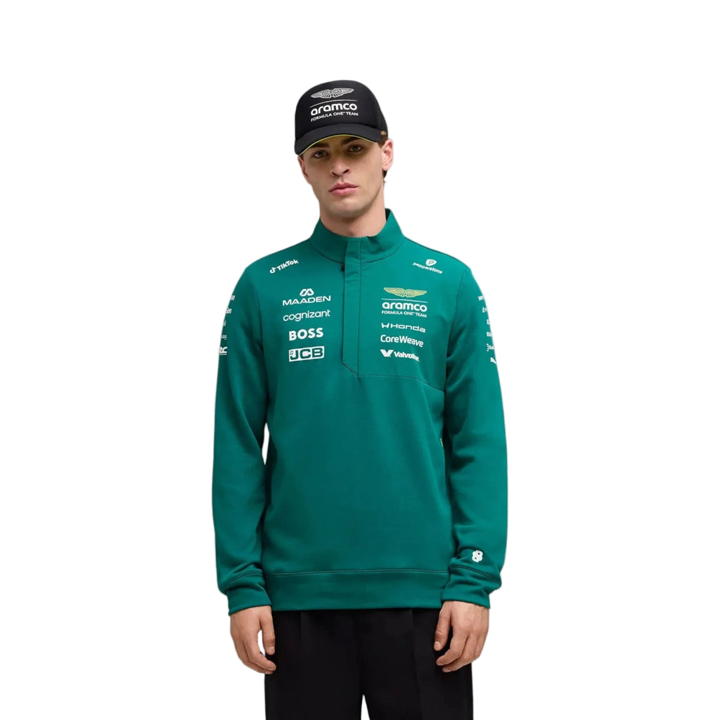 2026 Aston Martin F1 Team Half Zip Sweater