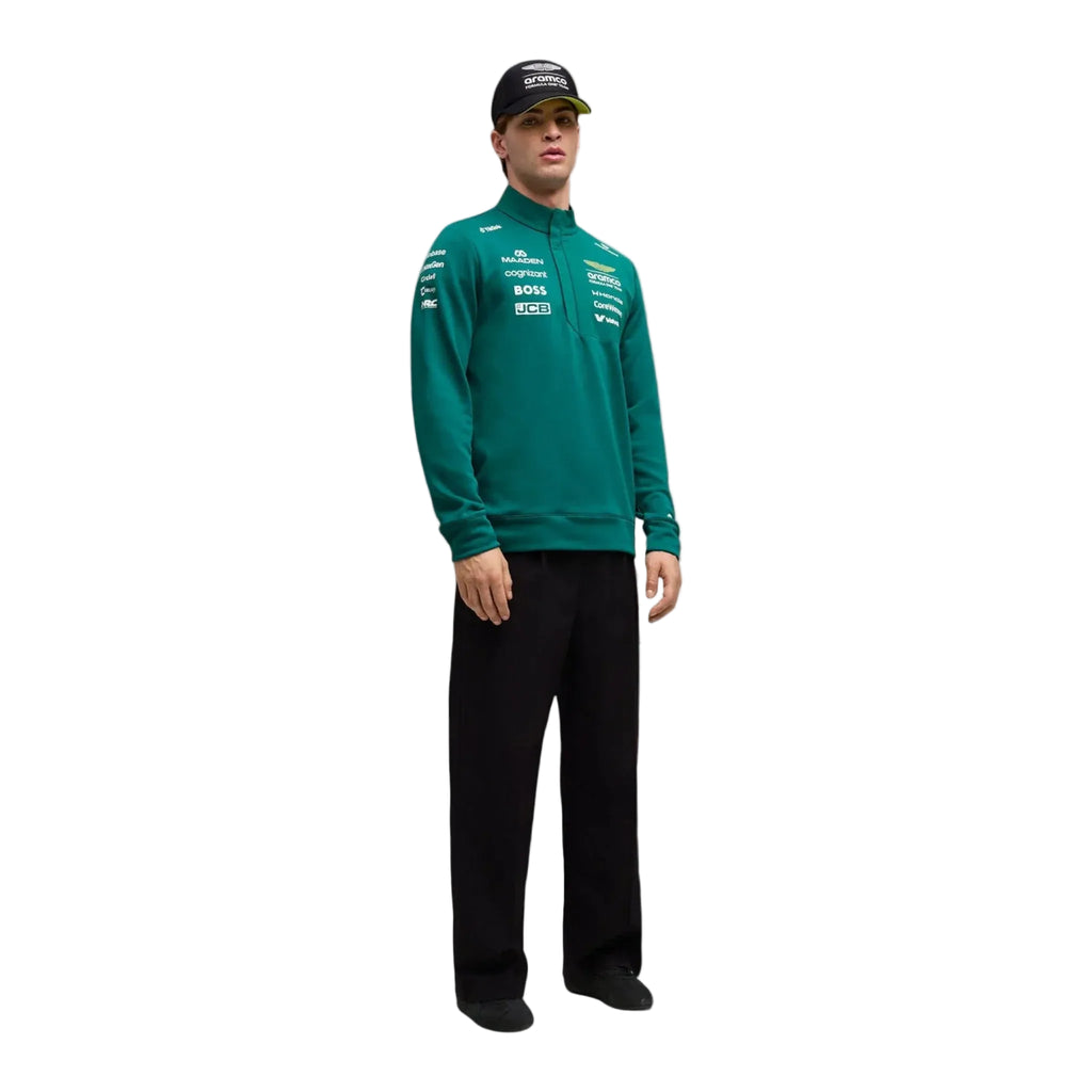 2026 Aston Martin F1 Team Half Zip Sweater