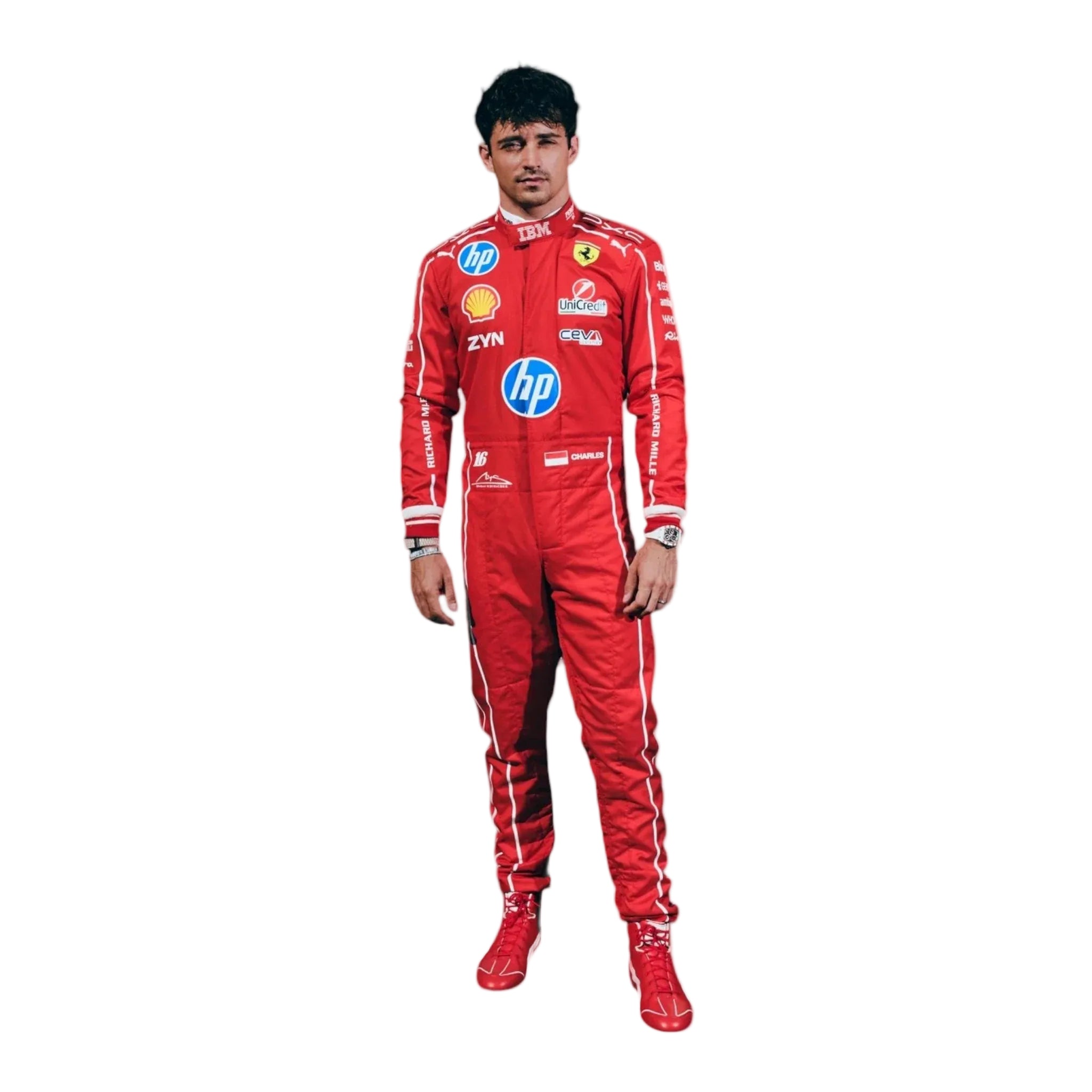 2026 Charles Leclerc Scuderia Ferrari HP Italian GP F1 Race Suit