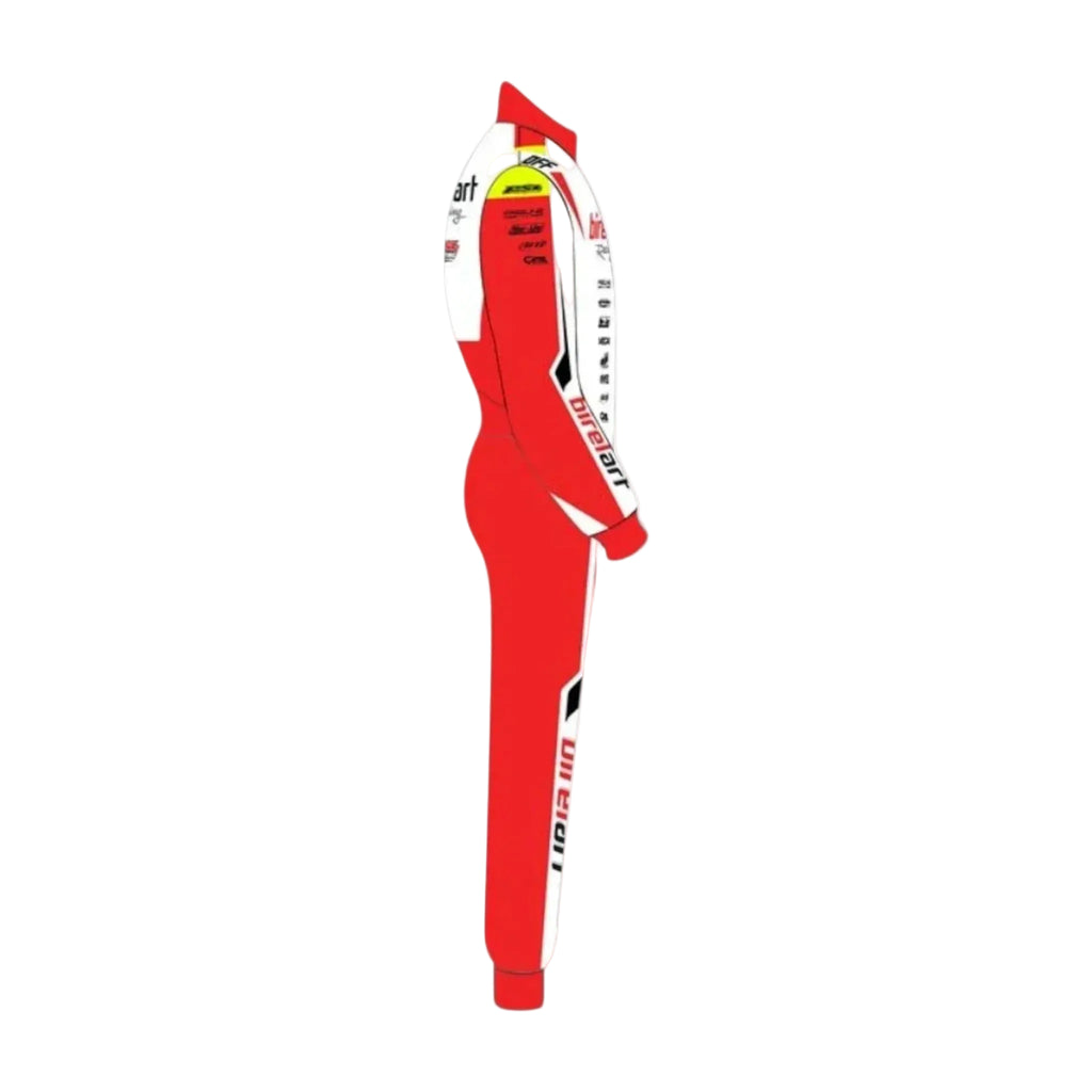2026 Offset PSL BirelART Karting Race Suit  Red and White