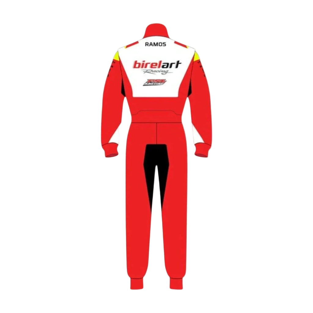 2026 Offset PSL BirelART Karting Race Suit  Red and White