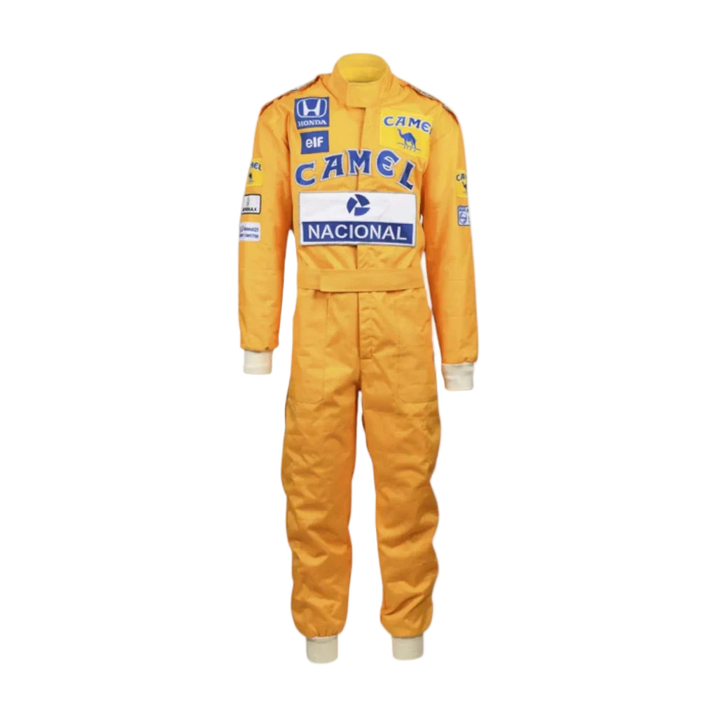 Ayrton Senna 1987 F1 Printed Race Suit