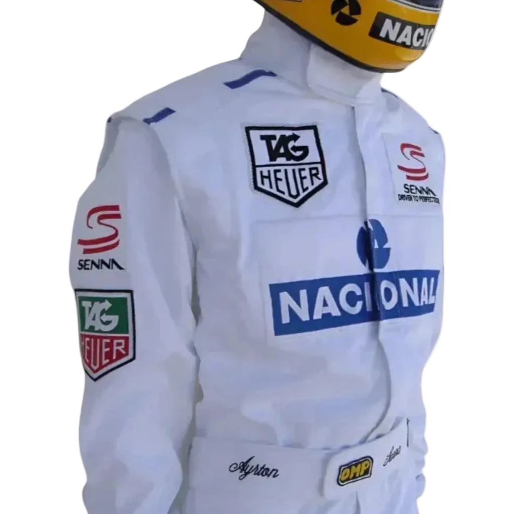 Ayrton Senna 1993 Embroidered patches F1 Race Suit