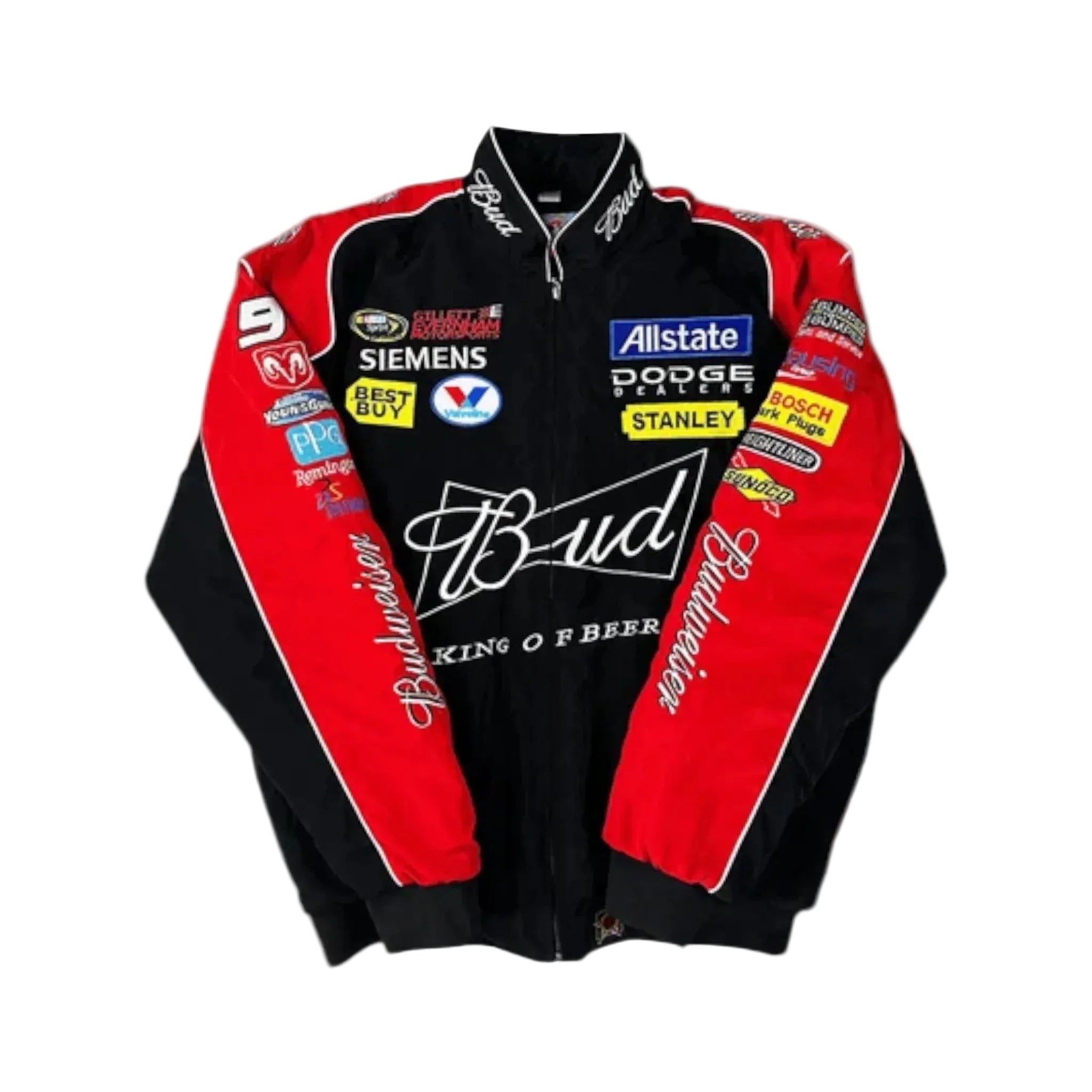 Budweiser Black Racing Vintage Jacket