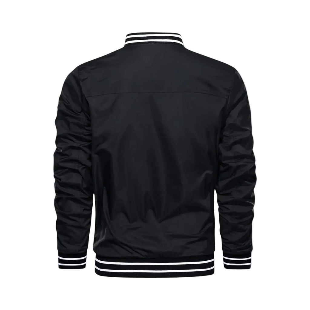 Men's Lightweight Bomber Jacket - Black