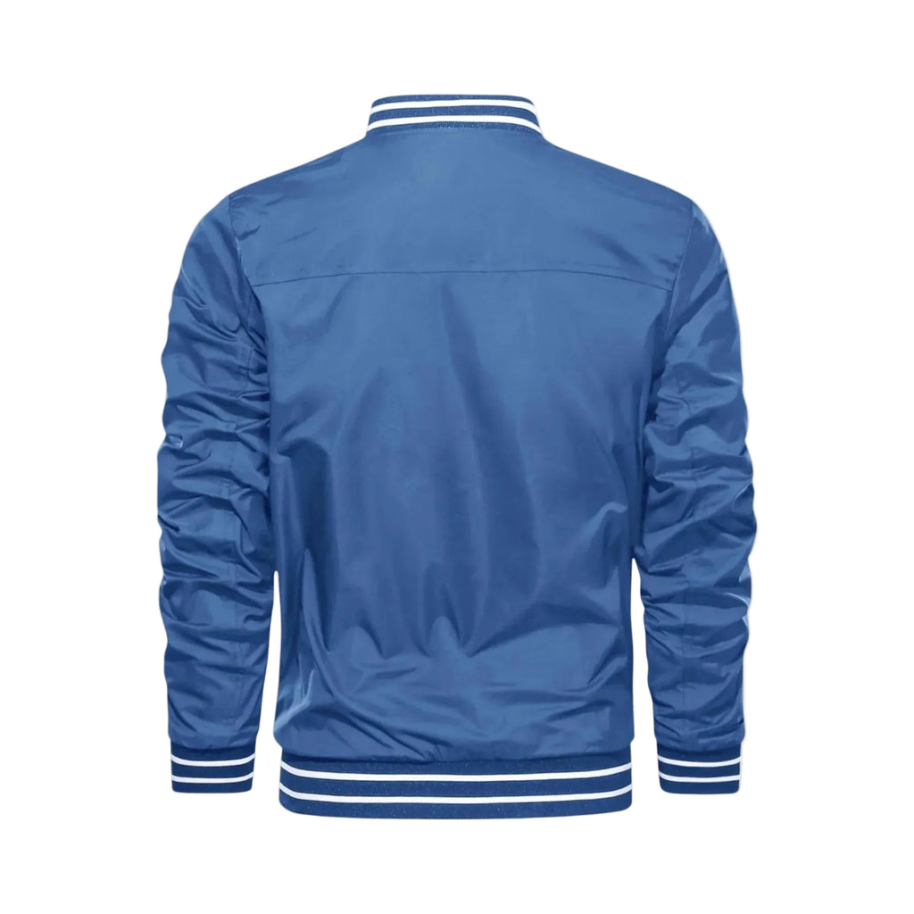 Men's Lightweight Bomber Jacket - Blue
