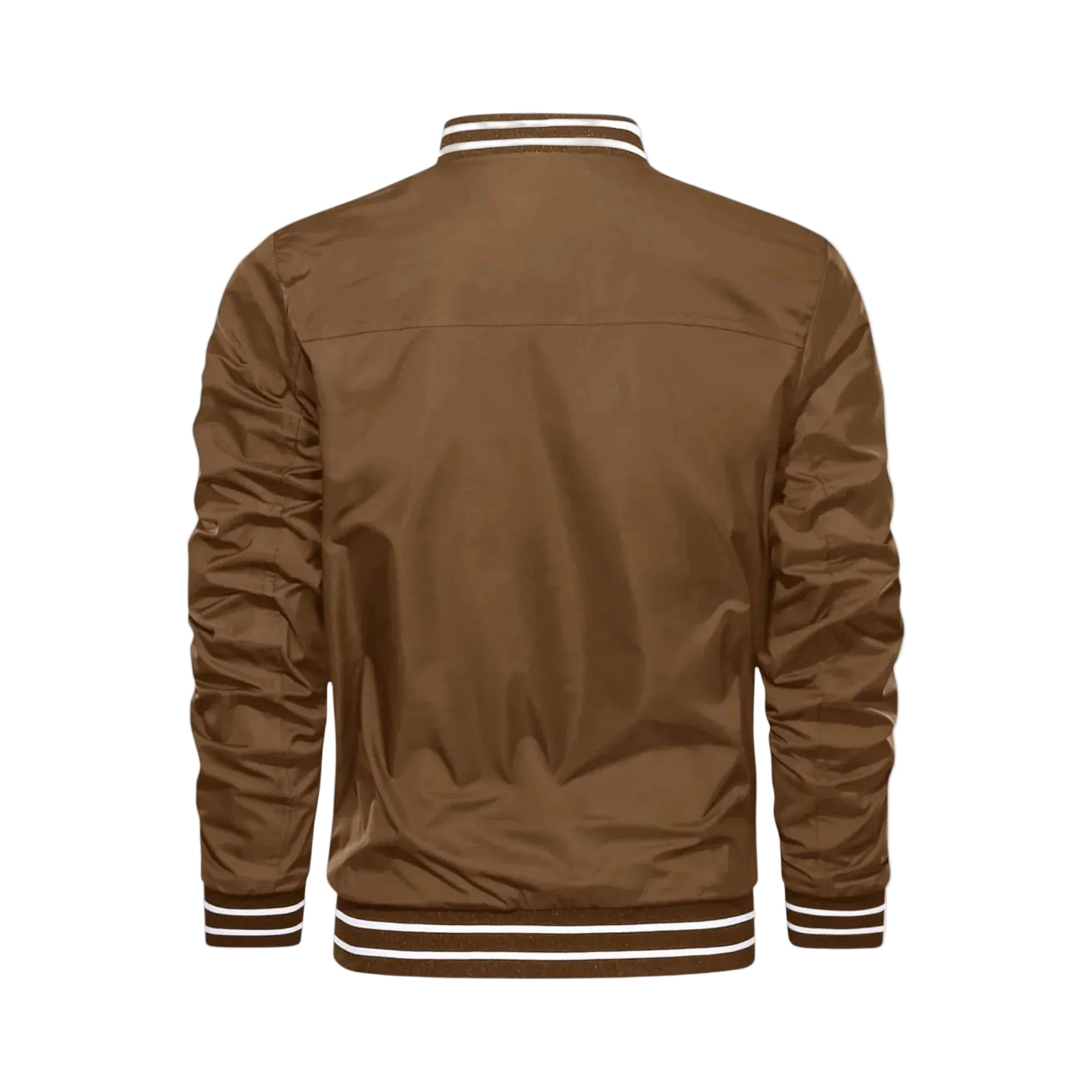 Men's Lightweight Bomber Jacket - Brown