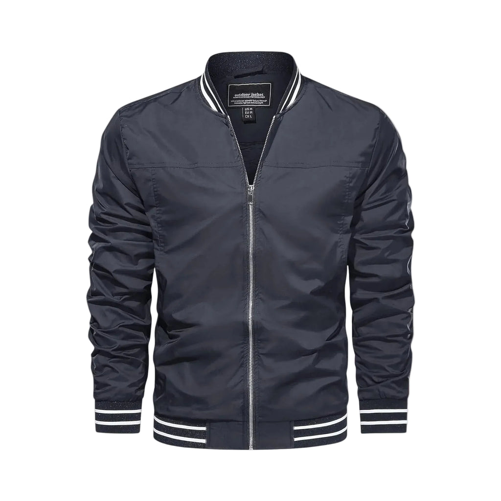 Men's Lightweight Bomber Jacket - Grey