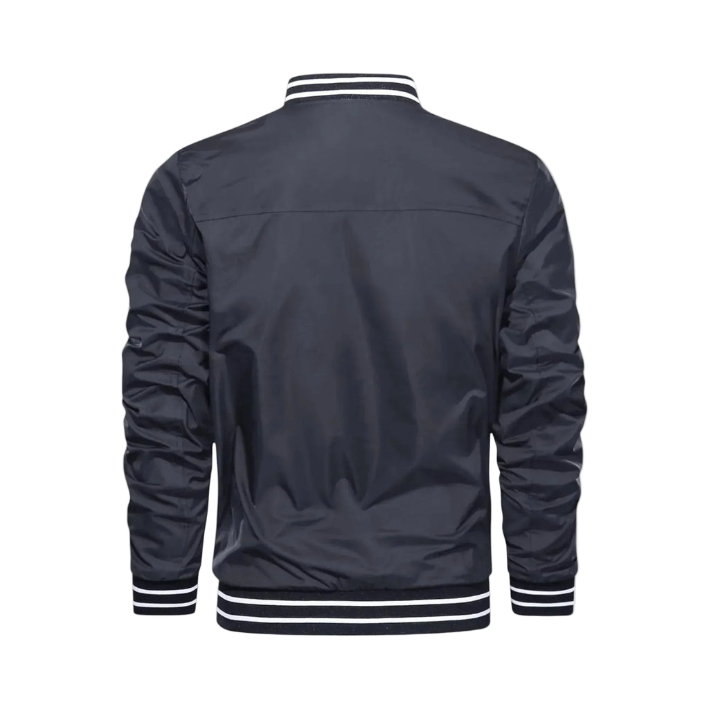 Men's Lightweight Bomber Jacket - Grey