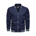 Men's Lightweight Bomber Jacket - Navy Blue