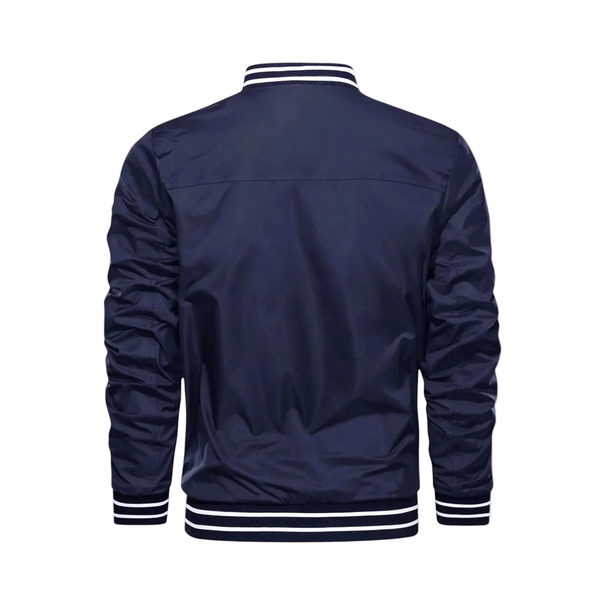 Men's Lightweight Bomber Jacket - Navy Blue