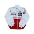 Mercedes White Racing Vintage Jacket