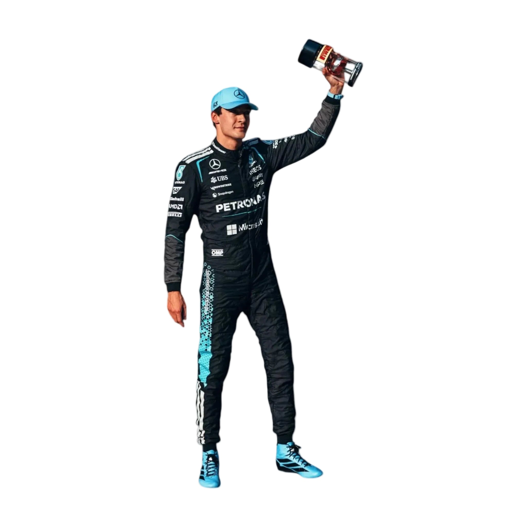 NEW 2026 George Russell Mercedes F1  Race Suit Replica  Microsoft