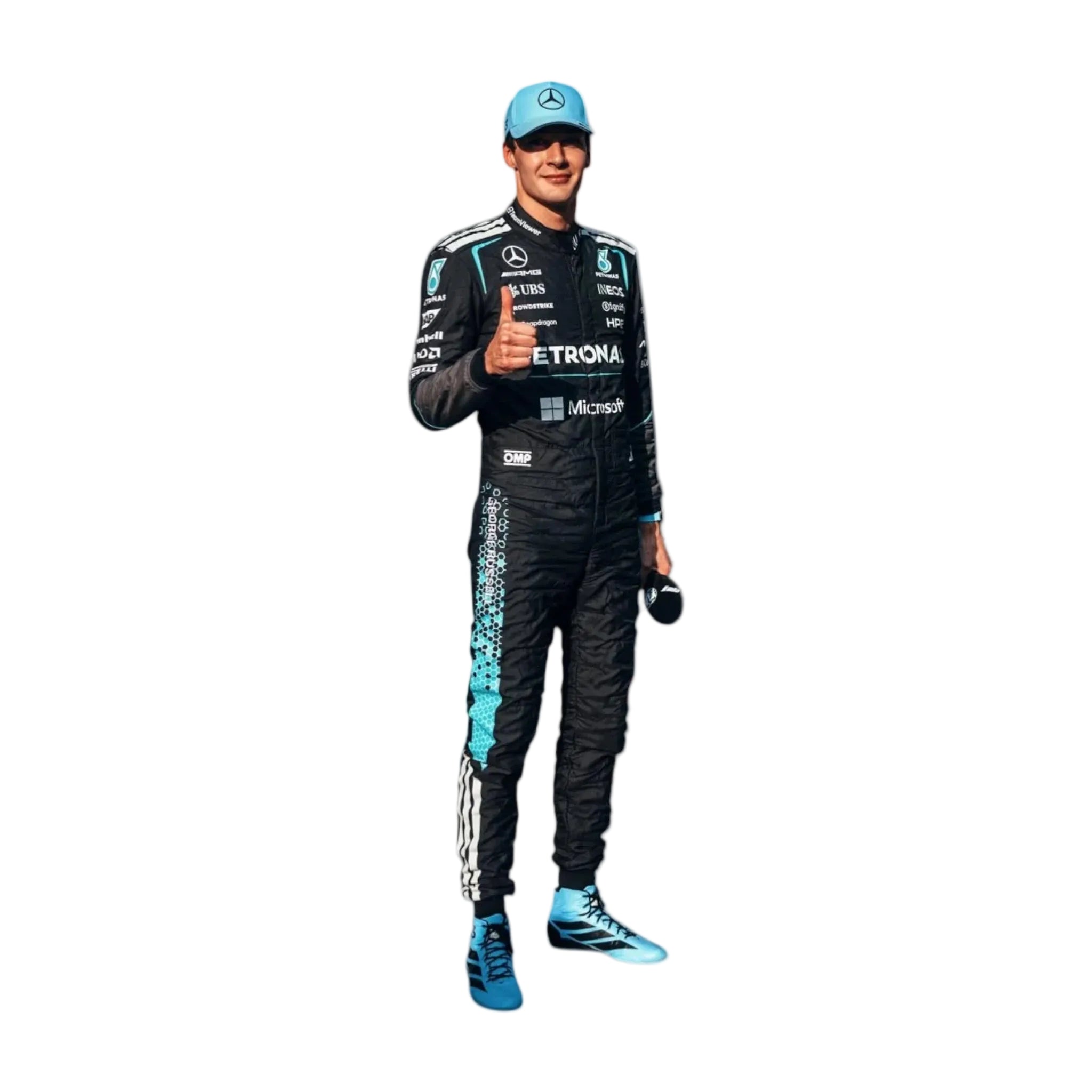 NEW 2026 George Russell Mercedes F1  Race Suit Replica  Microsoft