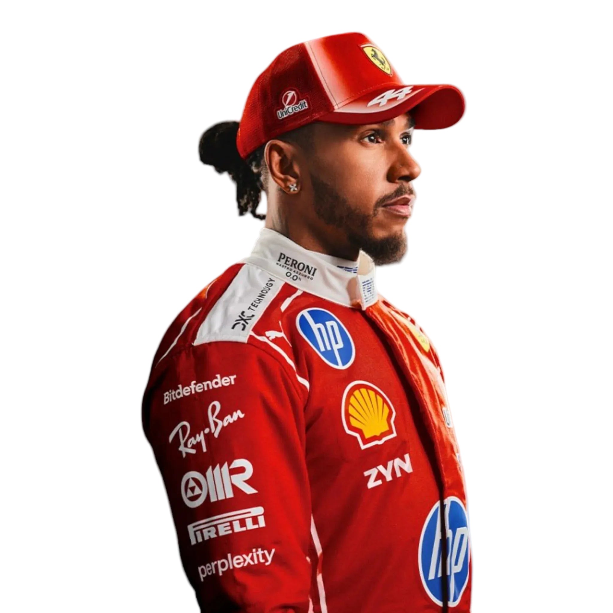 NEW 2026 Lewis Hamilton Scuderia Ferrari HP F1 Race Suit Replica