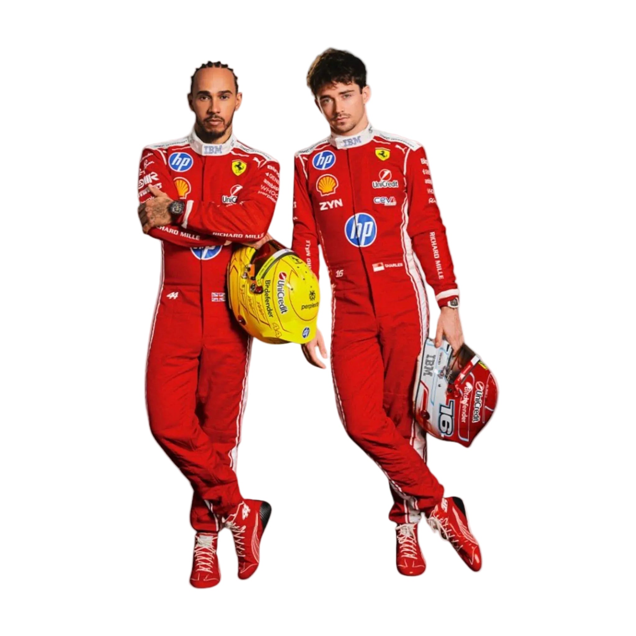 NEW 2026 Lewis Hamilton Scuderia Ferrari HP F1 Race Suit Replica