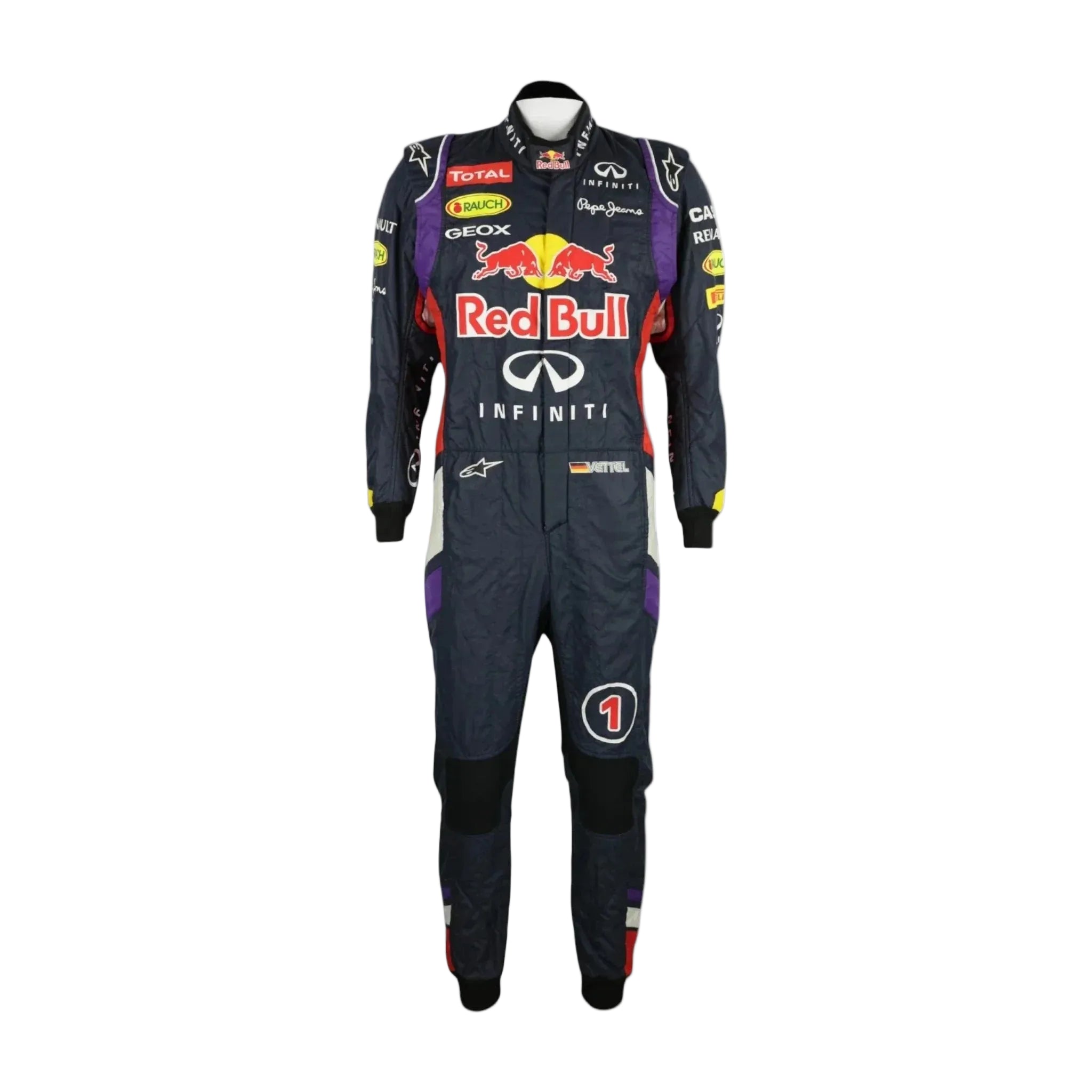 Sebastian Vettel 2014 Red Bull Racing F1 Printed Race Suit
