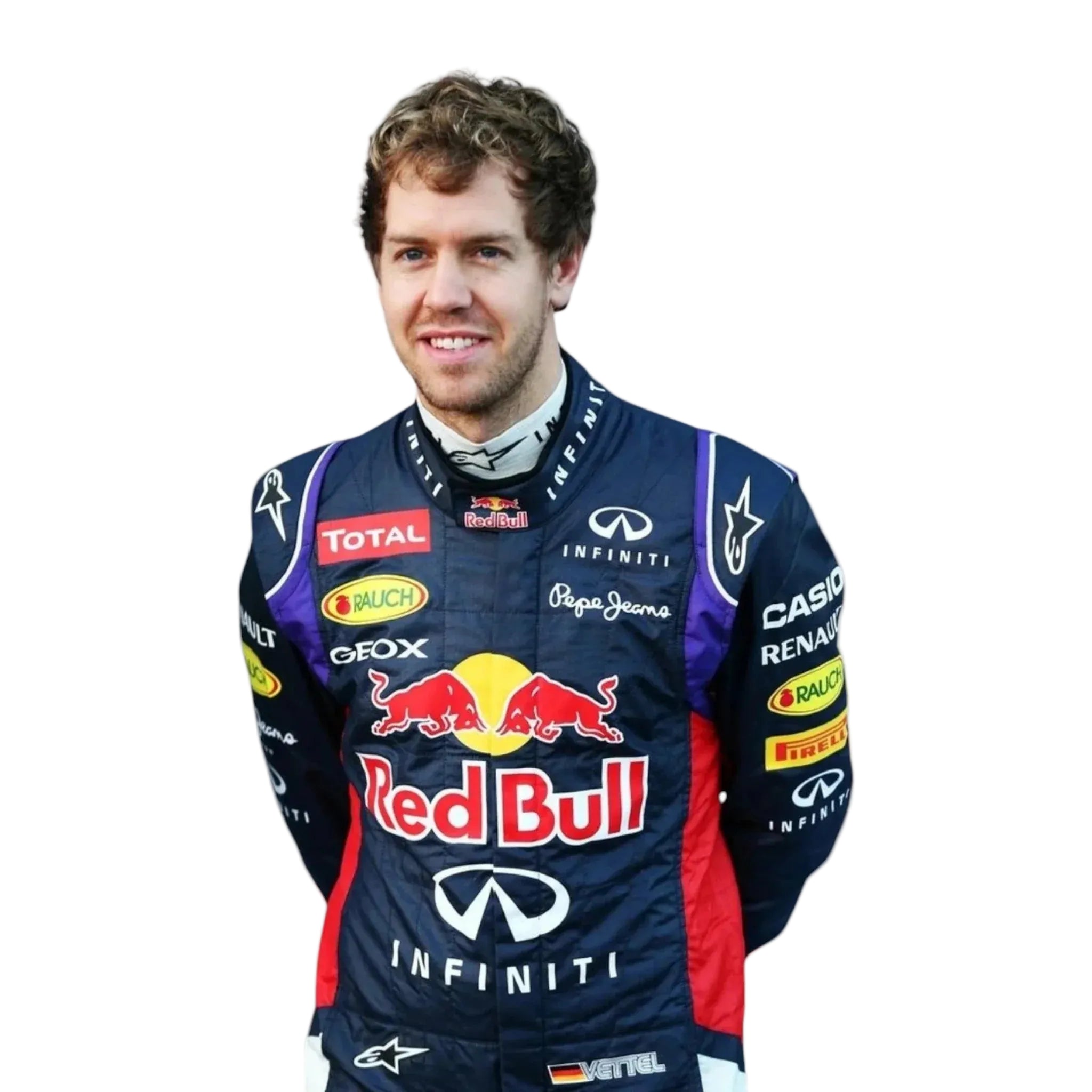 Sebastian Vettel 2014 Red Bull Racing F1 Printed Race Suit