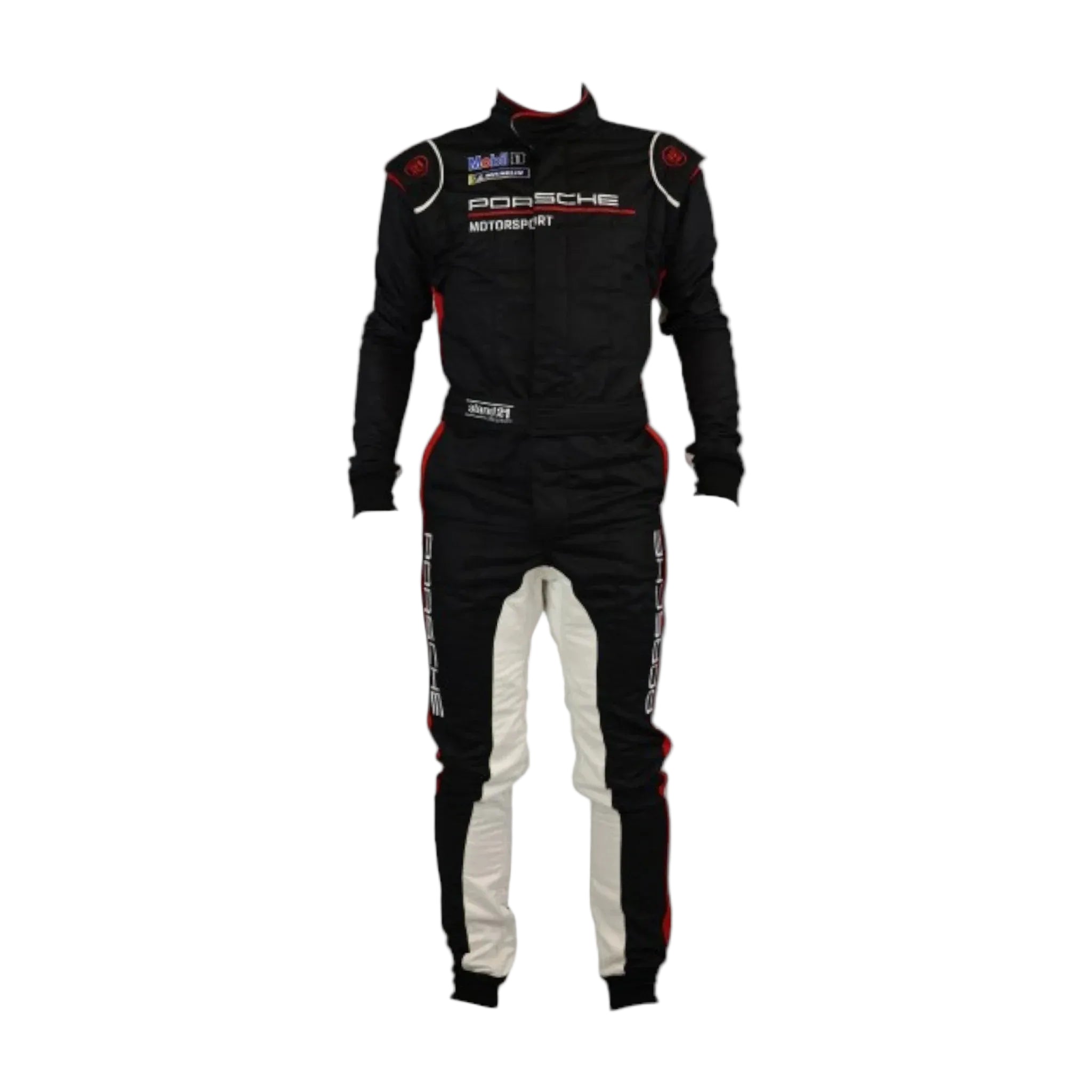 Stand 21 Porsche Evo Printed Motorsport Race Suit Black