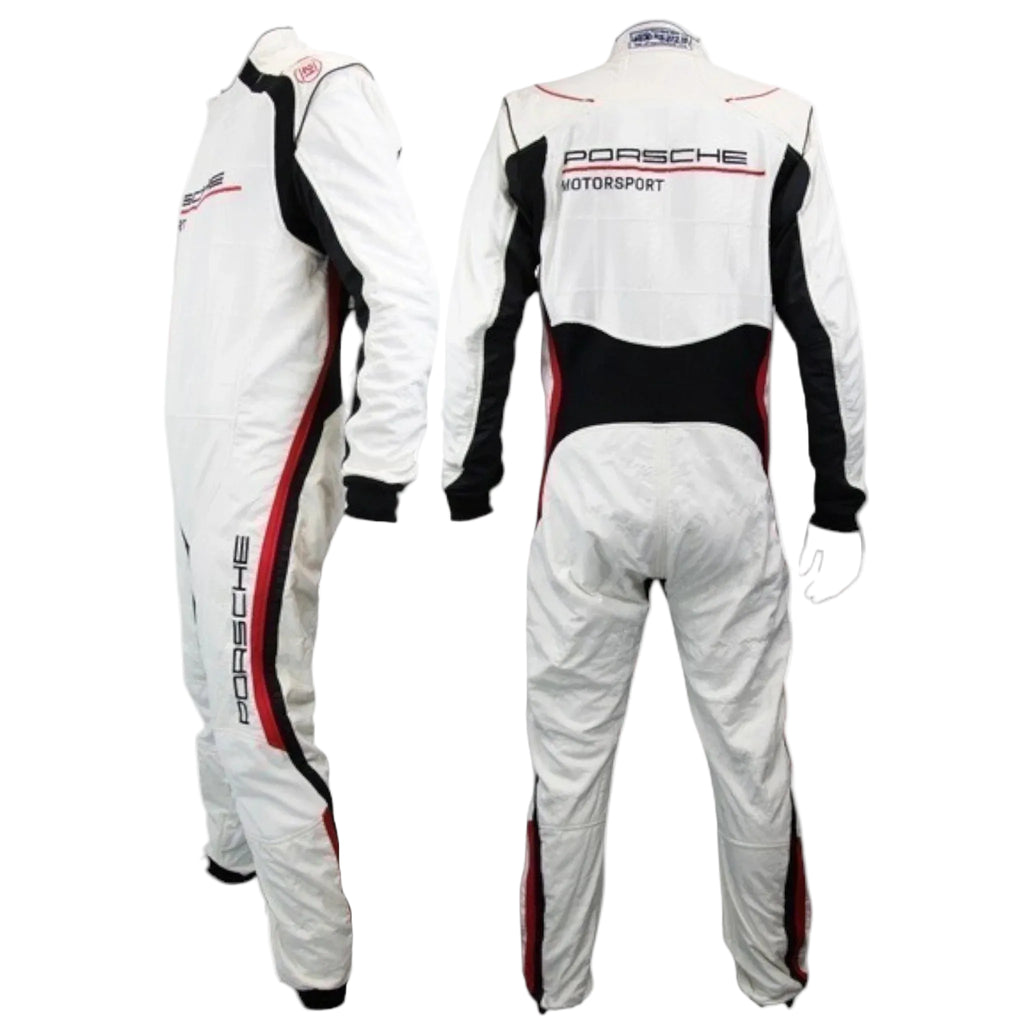 Stand 21 Porsche Evo Printed Motorsport Race Suit White